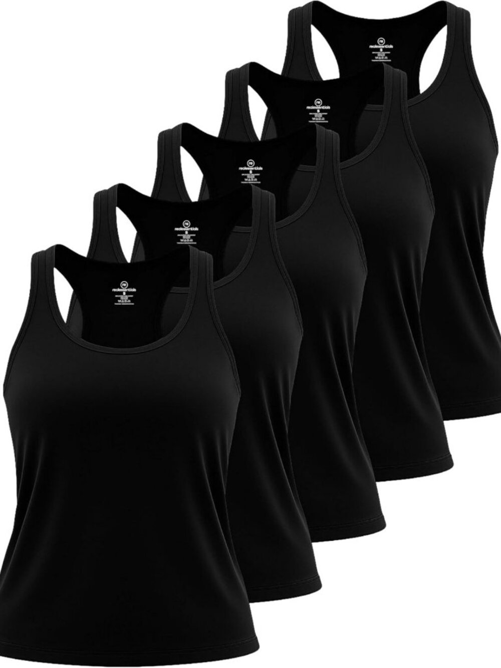 5 Pack Women's Sleeveless Athletic Tank Tops for Gym, Yoga & Workout